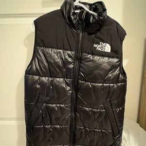 The North Face TNF black Vest Himalayan M size, worn once only, as new